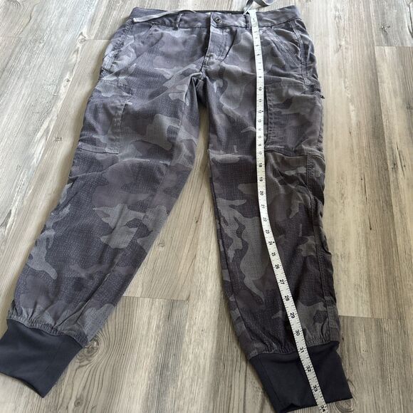 Prana Camo Cargo Nylon Joggers With Pockets Size 4 - Picture 4 of 8
